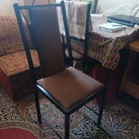 میز و صندلی ناهارخوری فلزی ۴ نفره