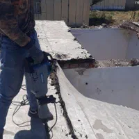 تخریب ساختمان جزی کلی بتن زنی ....