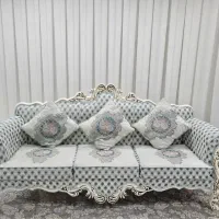 مبل 9نفره استیل طرح دیبا در حد حهزیه|مبلمان خانگی و میز عسلی|تهران, حکیمیه|دیوار