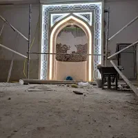 سنگکاری  نما رومی وساده|خدمات پیشه و مهارت|زاهدان, |دیوار