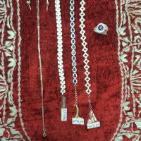 دستبند نقره، انگشتر و نیم ست زنانه