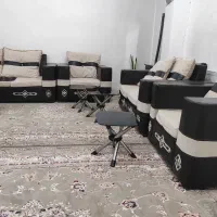 مبل راحتی 7 نفره همراه با جلو مبلی