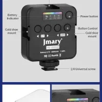 نور ثابت جی ماری مدل FM-69RGB شارژی RGB|دوربین عکاسی و فیلمبرداری|شیراز, فخرآباد (دروازه کازرون)|دیوار