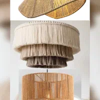 انواع لوستر های مکرومه ای دست ساز به قیمت عمده