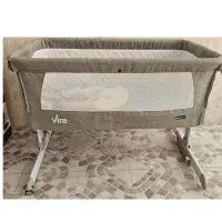 تخت کنار مادر و گهواره کودک دلیجان ویرا|اسباب و اثاث بچه|نیشابور, بنیاد شهید|دیوار