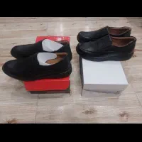 دو جفت کفش مردانه|کیف، کفش، کمربند|رشت, باهنر|دیوار