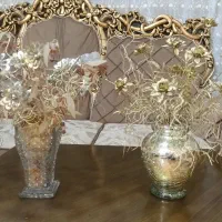 گلدان رو میزی نو با گل