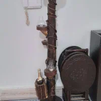 میز عسلی تاشو  و بار چوبی