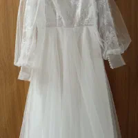 لباس عروس تازه‌دوخت