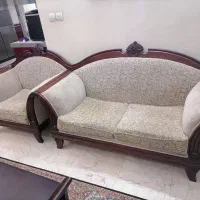 سرویس مبل 7نفره و میز نهار خوری 8 نفره و بوفه