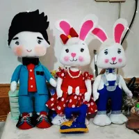 عروسک نمدی دستساز