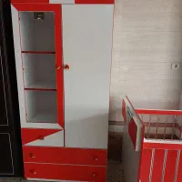 سرویس کمد و تخت خواب کودک و نوجوان(MDF)
