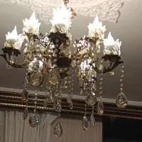 لوستر برنزی ۱۰شعله