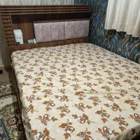 تخت دونفره نو با تشک کشو دار