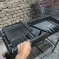 منقل کباب پز ذغالی فن دار|اجاق گاز و لوازم برقی پختوپز|یزد, |دیوار