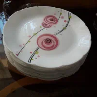 دو دست بشقاب تخت دسینی اصل ایتالیا برنج خوری