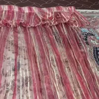 پرده حریر کاملا نو