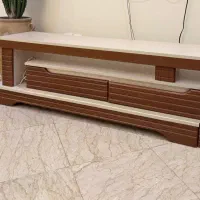 میز جلو مبلی به همراه میز عسلی چوبی و میز tv