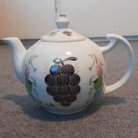 قوری آنتیک گل انگوری