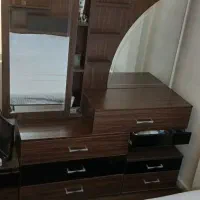 تخت و میز آرایش|تخت و سرویس خواب|تهران, دولاب|دیوار