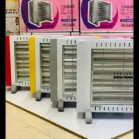 بخاری برقی فن دار AKMAZ هیتربرقی گارانتی 6 المنت