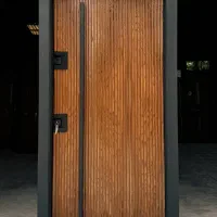 درب جدید و خفن چوب و شیشه ضدسرقت|مصالح و تجهیزات ساختمان|رامسر, |دیوار