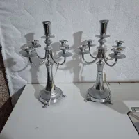 ست آینه شمعدان تیتانیوم اصل