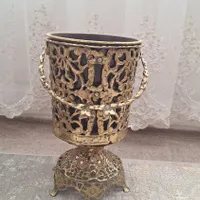 سطل وجا دستمال کاغذی برنزی|صنایع دستی و سایر لوازم تزئینی|خرمدره, |دیوار