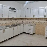 کابینت سفید صدفی ممبران آماده شش متر