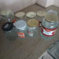 ۸ عدد شیشه خالی