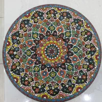 بشقاب تزیینی میناکاری مناسب هدیه|صنایع دستی و سایر لوازم تزئینی|شیراز, فخرآباد (دروازه کازرون)|دیوار