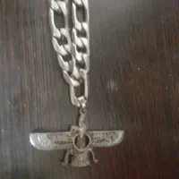 زنجیر و پلاک استیل رنگ ثابت