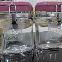 ظرف حبوبات شیشه ای