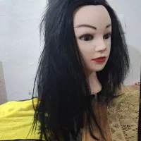 سرمانکن با مو پر همره با پایه