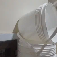 سطل با ظرفیت 4کیلویی|ظروف نگهدارنده، پلاستیکی، یک‌بارمصرف|بانه, |دیوار