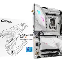 مادربرد aorus z790 pro x ddr5 white|قطعات و لوازم جانبی رایانه|بهشهر, |دیوار