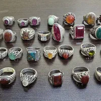 کلکسیون انگشتر نقره زیبا گرمی قیمت مناسب