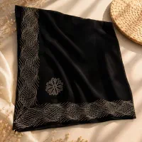 روسری نگینی کرپ وارداتی