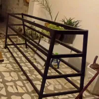 پیشخوان فلزی دومتری با تمام شیشه های پیشخوان