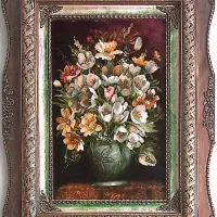 تابلوفرش چله ابریشم
