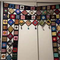 پرده ی سنتی چهل تکه