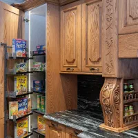 کابینت اشپزخانه کلاسیک چوب