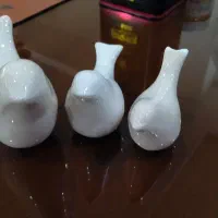 گنجشک سرامیکی سه عددی