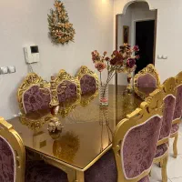 فروش مبلمان استیل ۹نفره با ناهارخوری ۸ نفره|مبلمان خانگی و میز عسلی|فردیس, سرحدی|دیوار