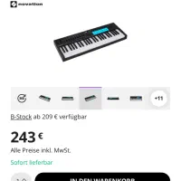 فروش کیبورد novation lunchkey 49 mk4 + پایه|پیانو، کیبورد، آکاردئون|تهران, اکباتان|دیوار