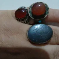 ۳عدد انگشتر نقره