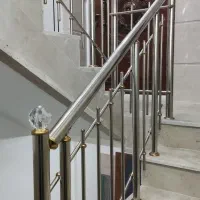 نرده استیل،جان پناه،استاتیک،شیشه ای