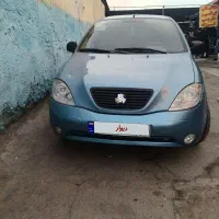 تیبا هاچ بک آبی رویال مدل۹۵ فول