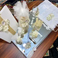 باکس شیشه ای ، ست بله برون و تور قند ساب عقد|صنایع دستی و سایر لوازم تزئینی|تهران, سبلان (لشگر)|دیوار