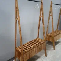 رگال چوبی با طبقه|جاکفشی، کمد، دراور|تهران, منیریه|دیوار